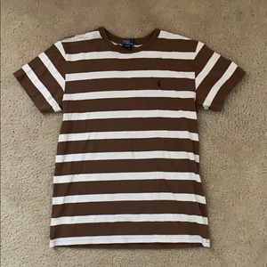 Striped Polo tee